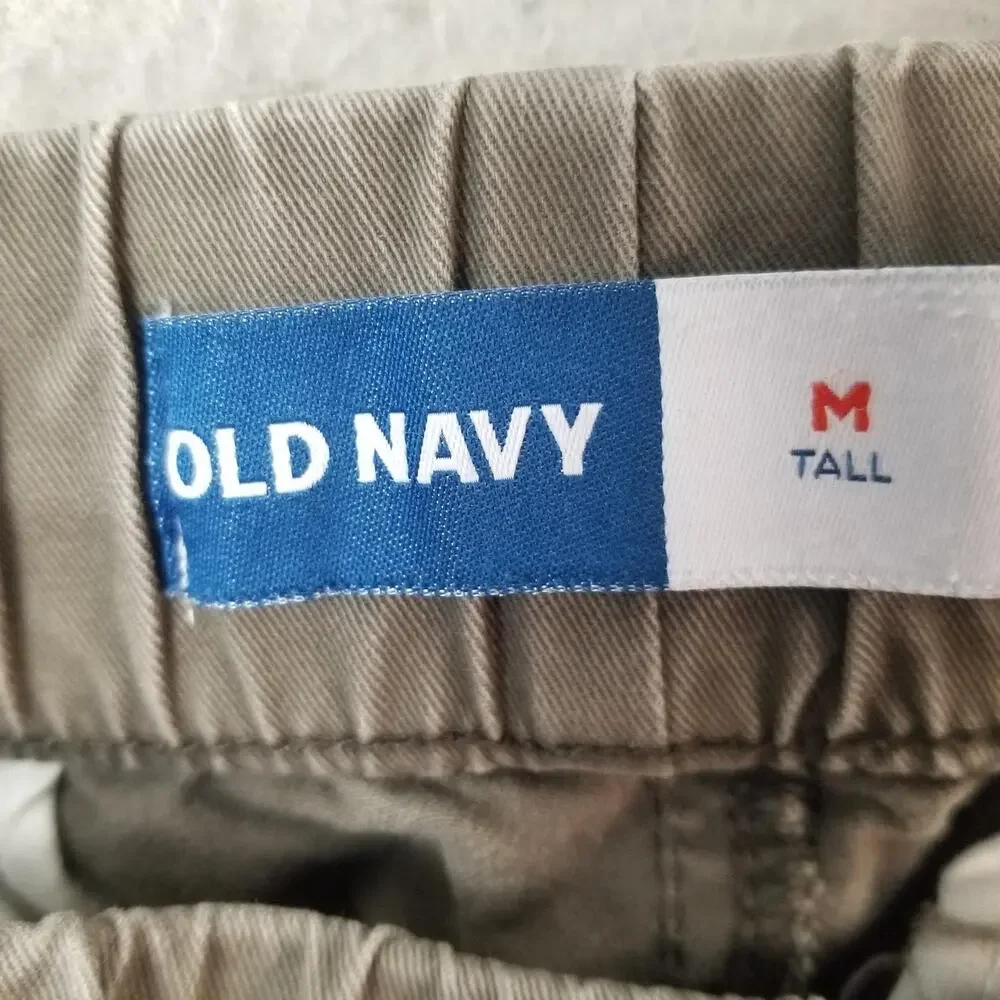 Old Navy Modern Jogger‎ Pants Mens 32x30 Khaki Built-In Flex Casual Stretch